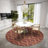 Dalyn Sedona SN9 Spice Round Area Rug Room Scene Dalyn Sedona SN9 Spice Round Area Rug Room Scene