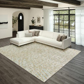 Dalyn Winslow WL2 Aloe Area Rug Room Scene 2 Dalyn Winslow WL2 Aloe Area Rug Room Scene 2