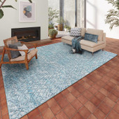 Dalyn Winslow WL2 Indigo Area Rug Room Scene Dalyn Winslow WL2 Indigo Area Rug Room Scene