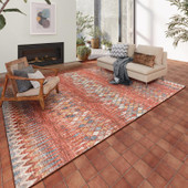 Dalyn Winslow WL5 Paprika Area Rug Room Scene Dalyn Winslow WL5 Paprika Area Rug Room Scene