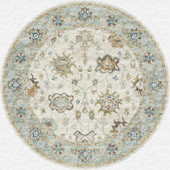Dalyn Marbella MB6 Ivory Round Area Rug Dalyn Marbella MB6 Ivory Round Area Rug