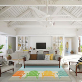 Dalyn Harbor HA1 Poolside Area Rug Room Scene Dalyn Harbor HA1 Poolside Area Rug Room Scene