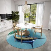Dalyn Harbor HA2 Bermuda Round Area Rug Room Scene Dalyn Harbor HA2 Bermuda Round Area Rug Room Scene