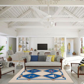 Dalyn Harbor HA6 Ivory Area Rug Room Scene Dalyn Harbor HA6 Ivory Area Rug Room Scene