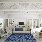 Dalyn Harbor HA7 Navy Area Rug Room Scene Dalyn Harbor HA7 Navy Area Rug Room Scene
