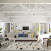 Dalyn Harbor HA8 Ivory Area Rug Room Scene Dalyn Harbor HA8 Ivory Area Rug Room Scene