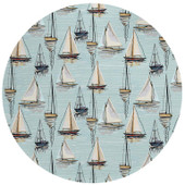 Dalyn Harbor HA8 Sky Round Area Rug Room Scene Dalyn Harbor HA8 Sky Round Area Rug Room Scene