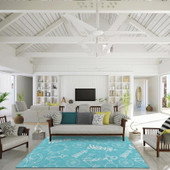 Dalyn Harbor HA9 Ocean Area Rug Room Scene Dalyn Harbor HA9 Ocean Area Rug Room Scene