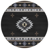 Dalyn Phoenix PH4 Black Round Area Rug