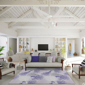 Dalyn Seabreeze SZ3 Lavender Area Rug Room Scene Dalyn Seabreeze SZ3 Lavender Area Rug Room Scene