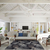 Dalyn Seabreeze SZ3 Black Area Rug Room Scene Dalyn Seabreeze SZ3 Black Area Rug Room Scene