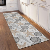 Dalyn Seabreeze SZ4 Silver Runner Area Rug Room Scene Dalyn Seabreeze SZ4 Silver Runner Area Rug Room Scene