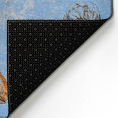 Dalyn Seabreeze SZ9 Denim Area Rug Backing