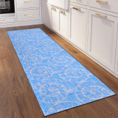 Dalyn Seabreeze SZ11 Cobalt Runner Area Rug Room Scene Dalyn Seabreeze SZ11 Cobalt Runner Area Rug Room Scene
