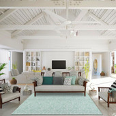 Dalyn Seabreeze SZ11 Sage Area Rug Room Scene Dalyn Seabreeze SZ11 Sage Area Rug Room Scene