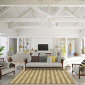 Dalyn Seabreeze SZ12 Beige Area Rug Room Scene Dalyn Seabreeze SZ12 Beige Area Rug Room Scene