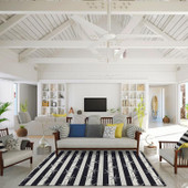 Dalyn Seabreeze SZ12 Black Area Rug Room Scene Dalyn Seabreeze SZ12 Black Area Rug Room Scene