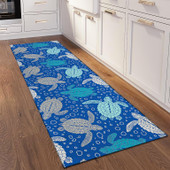 Dalyn Seabreeze SZ13 Navy Runner Area Rug Room Scene Dalyn Seabreeze SZ13 Navy Runner Area Rug Room Scene