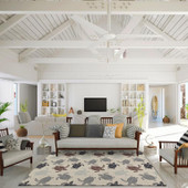 Dalyn Seabreeze SZ13 Beige Area Rug Room Scene Dalyn Seabreeze SZ13 Beige Area Rug Room Scene