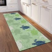 Dalyn Seabreeze SZ13 Aloe Runner Area Rug Room Scene Dalyn Seabreeze SZ13 Aloe Runner Area Rug Room Scene