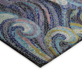 Dalyn Seabreeze SZ14 Ink Area Rug on Angle Dalyn Seabreeze SZ14 Ink Area Rug on Angle