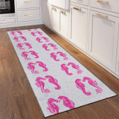 Dalyn Seabreeze SZ15 Flamingo Runner Area Rug Room Scene Dalyn Seabreeze SZ15 Flamingo Runner Area Rug Room Scene