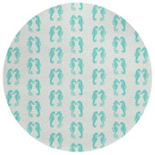 Dalyn Seabreeze SZ15 Teal Round Area Rug Dalyn Seabreeze SZ15 Teal Round Area Rug
