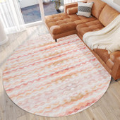 Dalyn Seabreeze SZ16 Canyon Round Area Rug Room Scene
