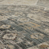 Karastan Echo Milo Grey Area Rug Closeup Image