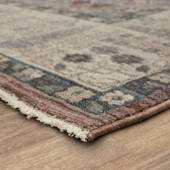 Karastan Echo R1059-208 Grasole Denim Area Rug Corner Angle