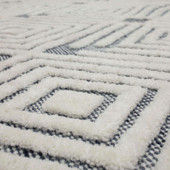 Karastan Sirocco R1102-3512 Tipaza Black White Area Rug by Drew & Jonathan Detail Karastan Sirocco R1102-3512 Tipaza Black White Area Rug by Drew & Jonathan Detail