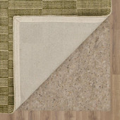 Karastan Broken Stripe R1091-214 Moss Area Rug by Bobby Berk Backing