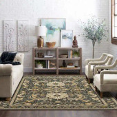 Karastan Amara 92433-50128 Denim Area Rug by Bobby Berk Room Scene