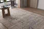 Kas London 4800 Blue Sophie Area Rug Room Scene Kas London 4800 Blue Sophie Area Rug Room Scene