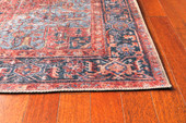 Kas London Red Anna Area Rug Angle Image Kas London Red Anna Area Rug Angle Image
