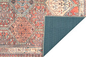 Kas London Multicolor Panel Area Rug Back Image Kas London Multicolor Panel Area Rug Back Image