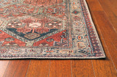 Kas London Multicolor Panel Area Rug Angle Image Kas London Multicolor Panel Area Rug Angle Image