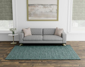 Kas Pave 8509 Turquoise Cornerstone Area Rug Room Scene