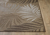 Kas Provo Natural Palms Area Rug Angle Image Kas Provo Natural Palms Area Rug Angle Image