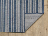 Kas Provo 5790 Blue Stripes Area Rug Back