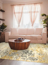 Kas Roxy 2813 Gold Landscape Area Rug Room Scene Kas Roxy 2813 Gold Landscape Area Rug Room Scene
