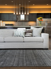 Loloi Barkley BK-01 Charcoal Area Rug Room Scene Loloi Barkley BK-01 Charcoal Area Rug Room Scene