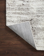 Loloi II Bliss Shag BLS-07 Grey Cream Area Rug Backing Loloi II Bliss Shag BLS-07 Grey Cream Area Rug Backing