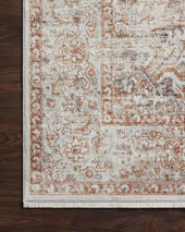 Loloi Bonney BNY-01 Ivory Sunset Area Rug Corner