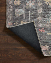 Loloi II Elysium ELY-03 Charcoal Multi Area Rug Backing Loloi II Elysium ELY-03 Charcoal Multi Area Rug Backing