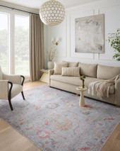 Loloi II Elysium ELY-04 Denim Multi Area Rug | Carpetmart.com