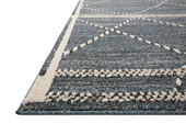 Loloi II Fabian FAB-01 Denim Charcoal Area Rug Angle Loloi II Fabian FAB-01 Denim Charcoal Area Rug Angle