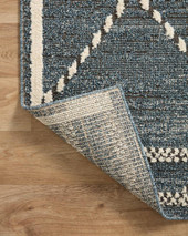 Loloi II Fabian FAB-01 Denim Charcoal Area Rug Backing Loloi II Fabian FAB-01 Denim Charcoal Area Rug Backing