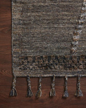 Loloi Iman IMA-04 Grey Multi Area Rug Corner Loloi Iman IMA-04 Grey Multi Area Rug Corner