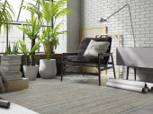 Loloi Jamie JEM-01 Natural Sky Area Rug Room Scene Loloi Jamie JEM-01 Natural Sky Area Rug Room Scene